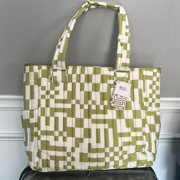 BEIS Handbags - Beis x Elsa Hosk “The Diaper Tote” in Play Date, NWT
